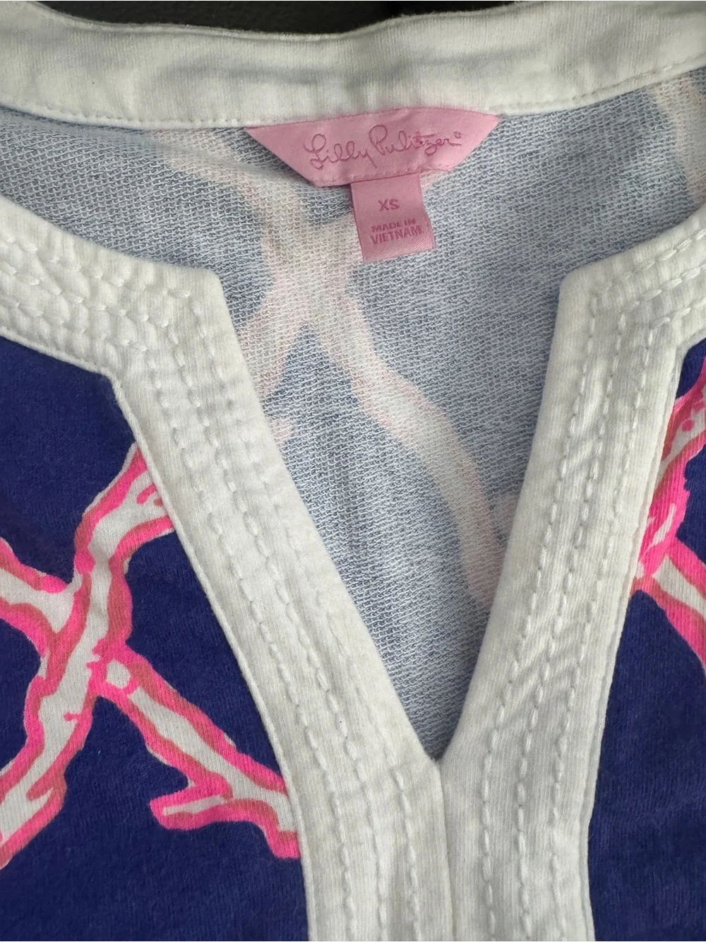 Lilly Pulitzer navy nightgown